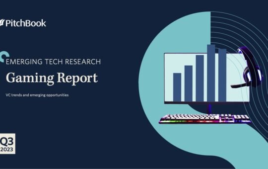 Games VC funding down 68% YoY per PitchBook Q3 report