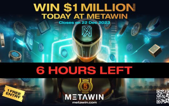 Clock Ticking: 6 Hours Left in MetaWin's Thrilling $1 Million USDC Prize Race