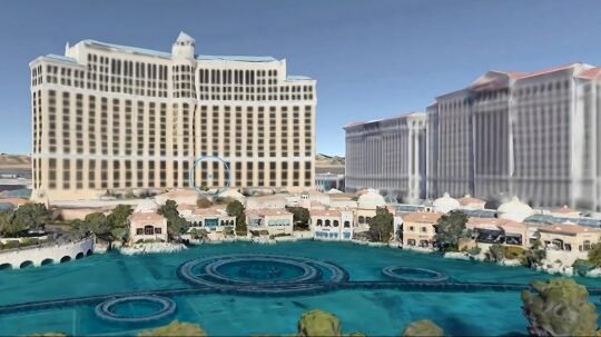 Virtual Las Vegas created in Agora World.