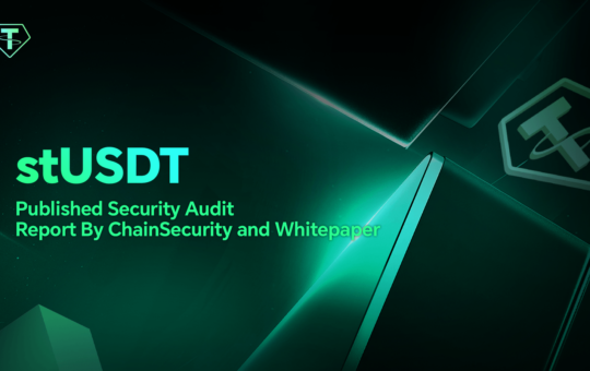 stUSDT Published Security Audit Report By ChainSecurity and Whitepaper