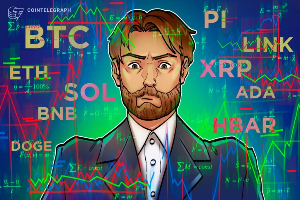 BTC, ETH, XRP, BNB, SOL, ADA, DOGE, PI, HBAR, LINK