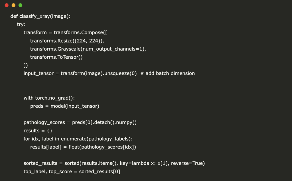 How to Build a Prototype X-ray Judgment Tool (Open Source Medical Inference System) Using TorchXRayVision, Gradio, and PyTorch