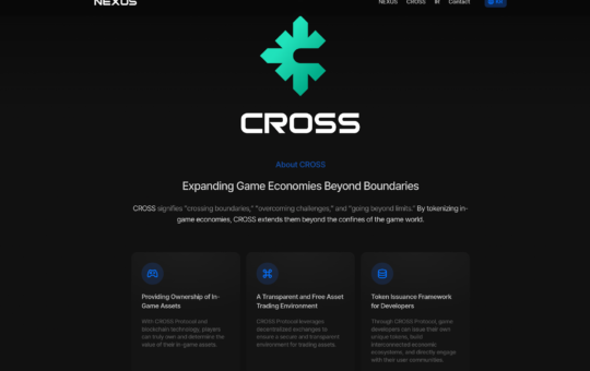 Nexus and CROSS Protocol: Changing Blockchain Gaming with True Ownership