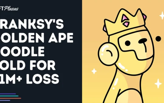 Pranksy's Golden Ape Doodle Sold For $1M+ Loss