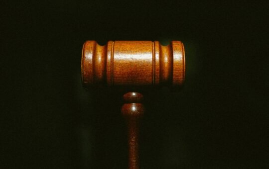 Photo of a gavel as OpenAI launches a legal counteroffensive against one of its co-founders, Elon Musk, and his competing AI venture, xAI.