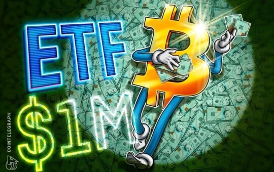 Bitcoin ETFs, gov’t adoption to drive BTC to $1M by 2029: Finance Redefined