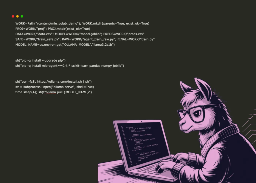 Building a Reliable End-to-End Machine Learning Pipeline Using MLE-Agent and Ollama Locally