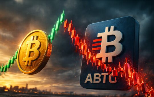 American Bitcoin plunged 50% during a crypto rally, exposing a fatal flaw in the "Trump proxy" trade