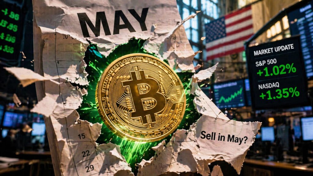 Established ‘Sell in May’ philosophy looks broken, and that could be good news for Bitcoin