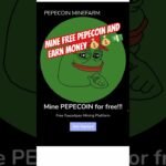 Mine Free PEPE Coin and earn money #shorts #pepecoin #cryptomining #cryptocurrency