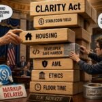 Crypto Clarity rules may be delayed because Congress is somehow stuck arguing over housing
