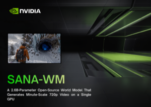 NVIDIA Introduces SANA-WM: A 2.6B-Parameter Open-Source World Model That Generates Minute-Scale 720p Video on a Single GPU