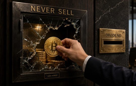 The “never sell” Bitcoin treasury trade is seriously starting to crack