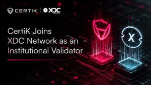 CertiK joins XDC Network as an institutional validator, boosting security and resilience for enterprise finance and RWA tokenization.