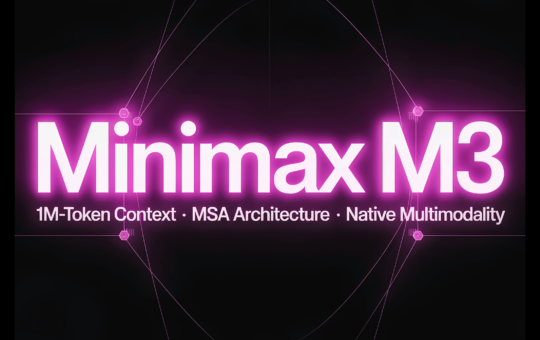 MiniMax Releases MiniMax M3 with MSA Architecture Supporting 1M-Token Context, Native Multimodality, and Agentic Coding