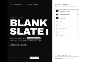 Nous Research Updates Hermes Agent With a Blank Slate Mode That Pins Toolsets via platform_toolsets.cli and disabled_toolsets