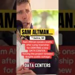 Sam Altman on Michigan AI Data Center (That Nobody Wants) #News #AI #datacenter #politics #michigan