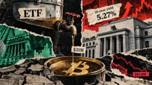 Bitcoin’s $84,000 wall gets harder to break as ETF inflows sink to $31 million