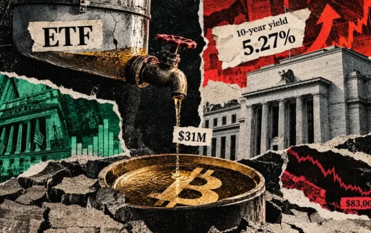 Bitcoin’s $84,000 wall gets harder to break as ETF inflows sink to $31 million