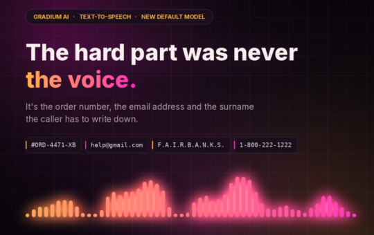 Gradium AI Releases New Default TTS Model: 81.0% Hard-Case Pass Rate at 216 ms Time-to-First-Audio