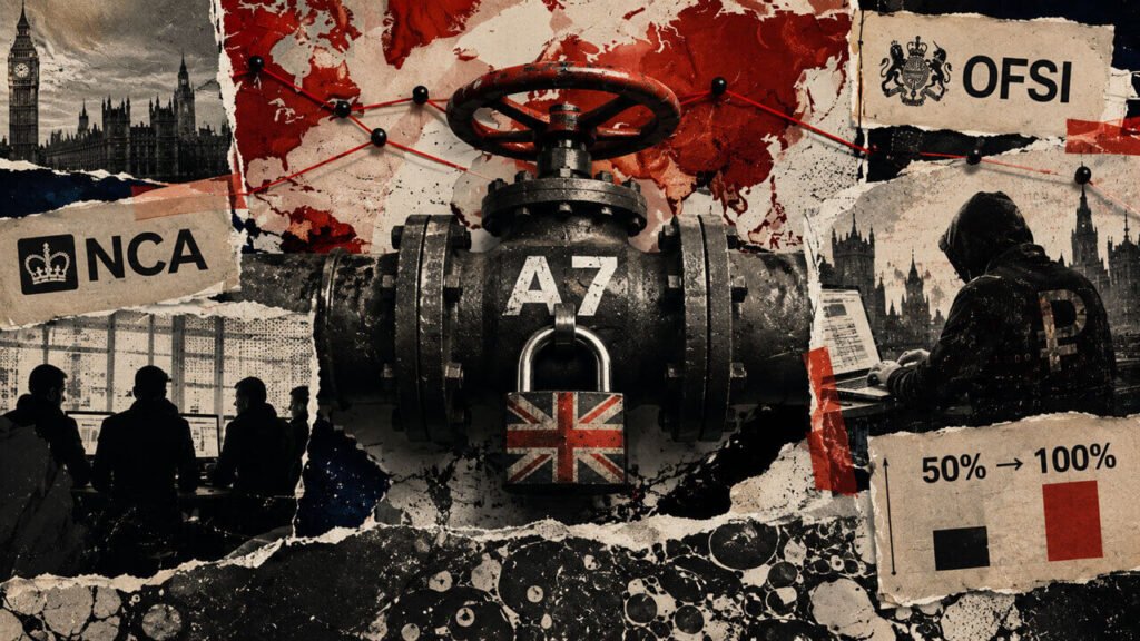 UK targets $86 billion Russia-linked crypto pipeline with 100% sanctions fines
