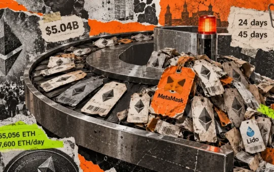 A $1,000 MetaMask incident could turn Ethereum’s staking queue into a $5 billion traffic jam