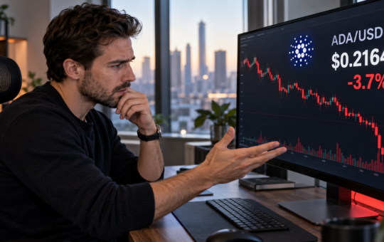 Cardano risks further losses as ADA drops below the $0.220 support