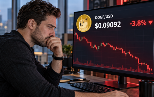 Dogecoin dips 5% this week as bearish positioning puts $0.088 support in focus