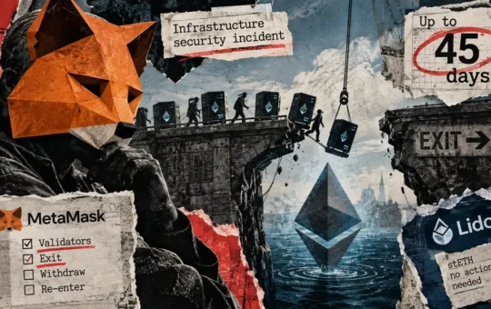 MetaMask security scare pushes Ethereum validator exits to a nine-month high