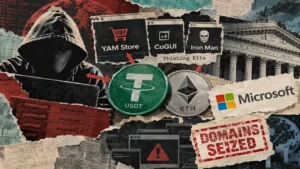 Microsoft exposes how USDT-funded phishing network targeted 75,000 organizations