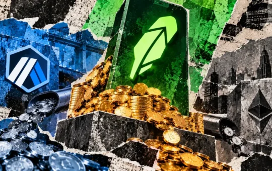 Robinhood generates $51 million in blockchain fees while Ethereum settlement costs total just $69,000
