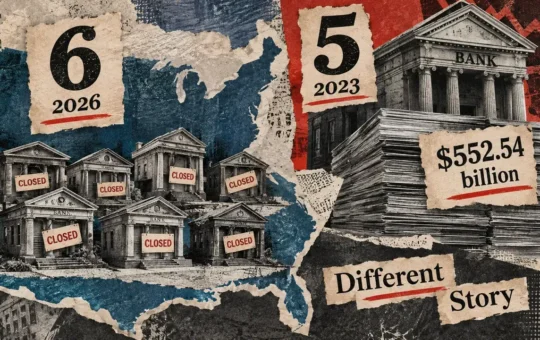 Six US banks have failed in 2026 but the numbers look nothing like 2023
